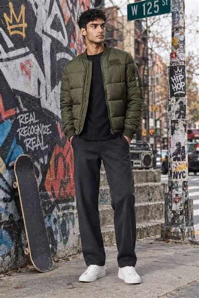 Men's Puffy Quilted Bomber Jacket price