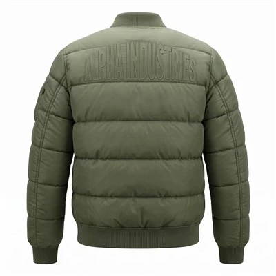 Men's Puffy Quilted Bomber Jacket suppliers